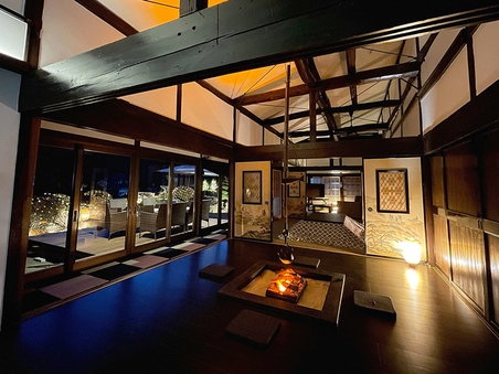 大浴場とサウナのある古民家宿 一棟貸し